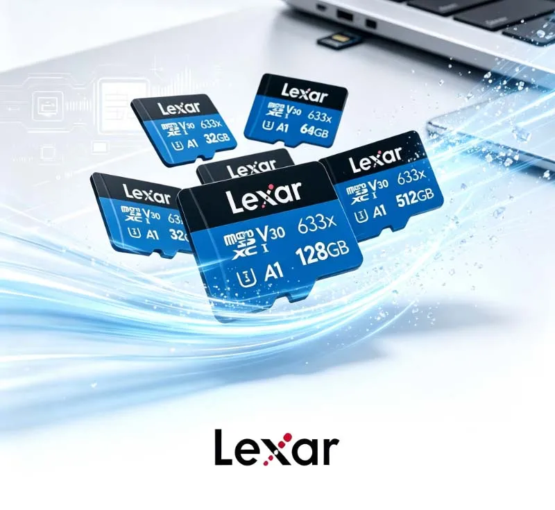 Memory Card Ssd - Carte mémoire haute performance Lexar 633x,
