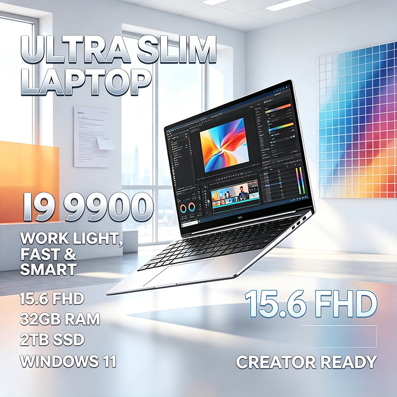M.2 Ssd - Ordinateur portable ultra-fin 15,6 pouces 120