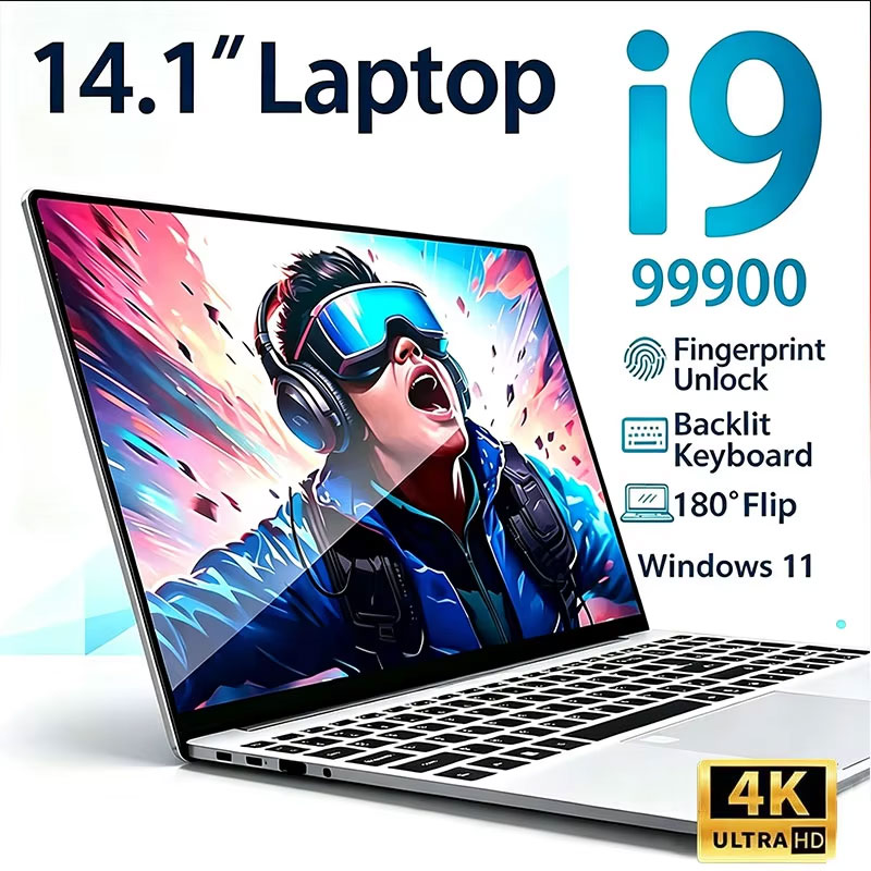 Ssd 2Tb - Ordinateur portable 14,1' Intel Core i9-9900