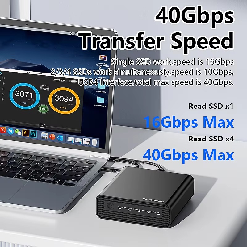 Boîtier externe USB4 en alumin - Nvme Ssd avis et prix